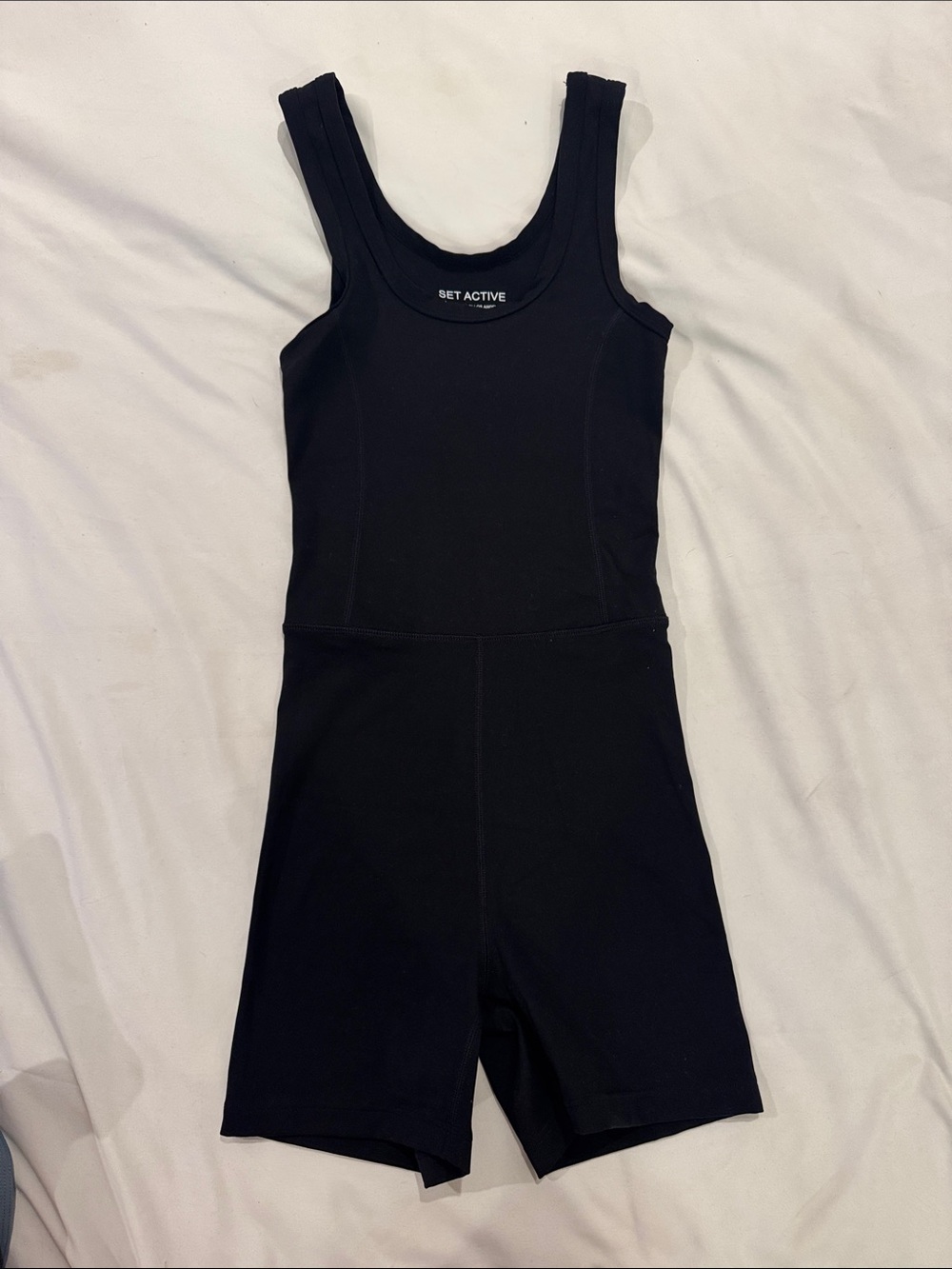 SET Active Sportbody Black One-Piece Romper